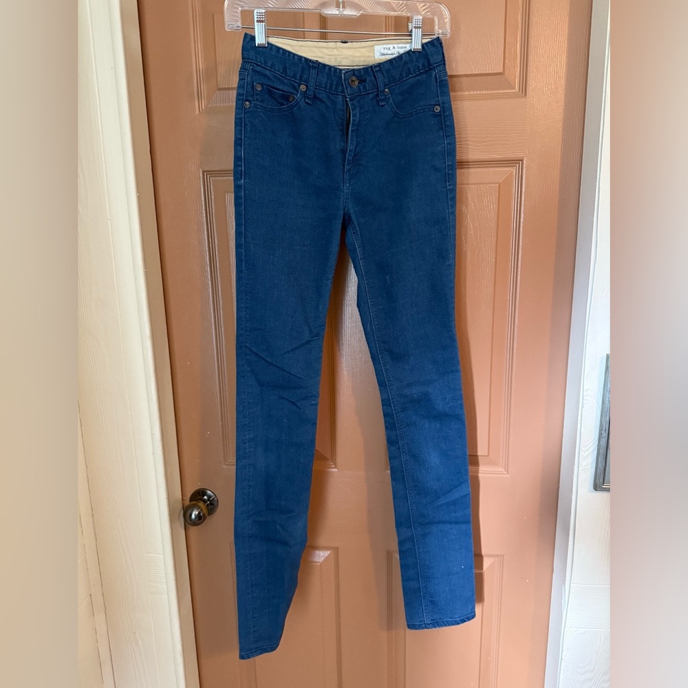 rag & bone Dark Blue Skinny Jeans